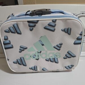 Adidas Kids Lunch Bag - White and Blue